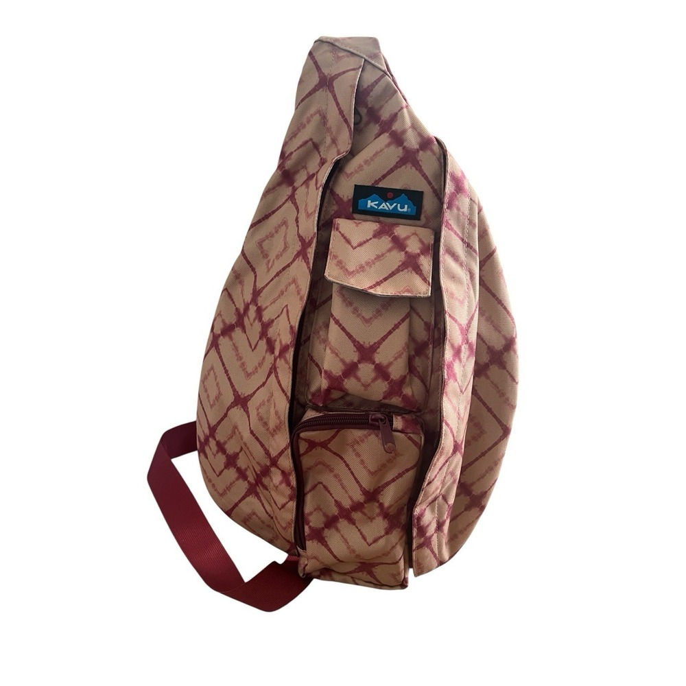 KAVU Rope Sling Bag Meadow Dye Backpack Travel Hiking NWOT